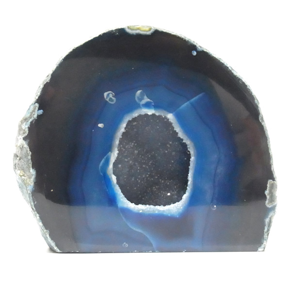 メノウジオード原石 ブルー 835g